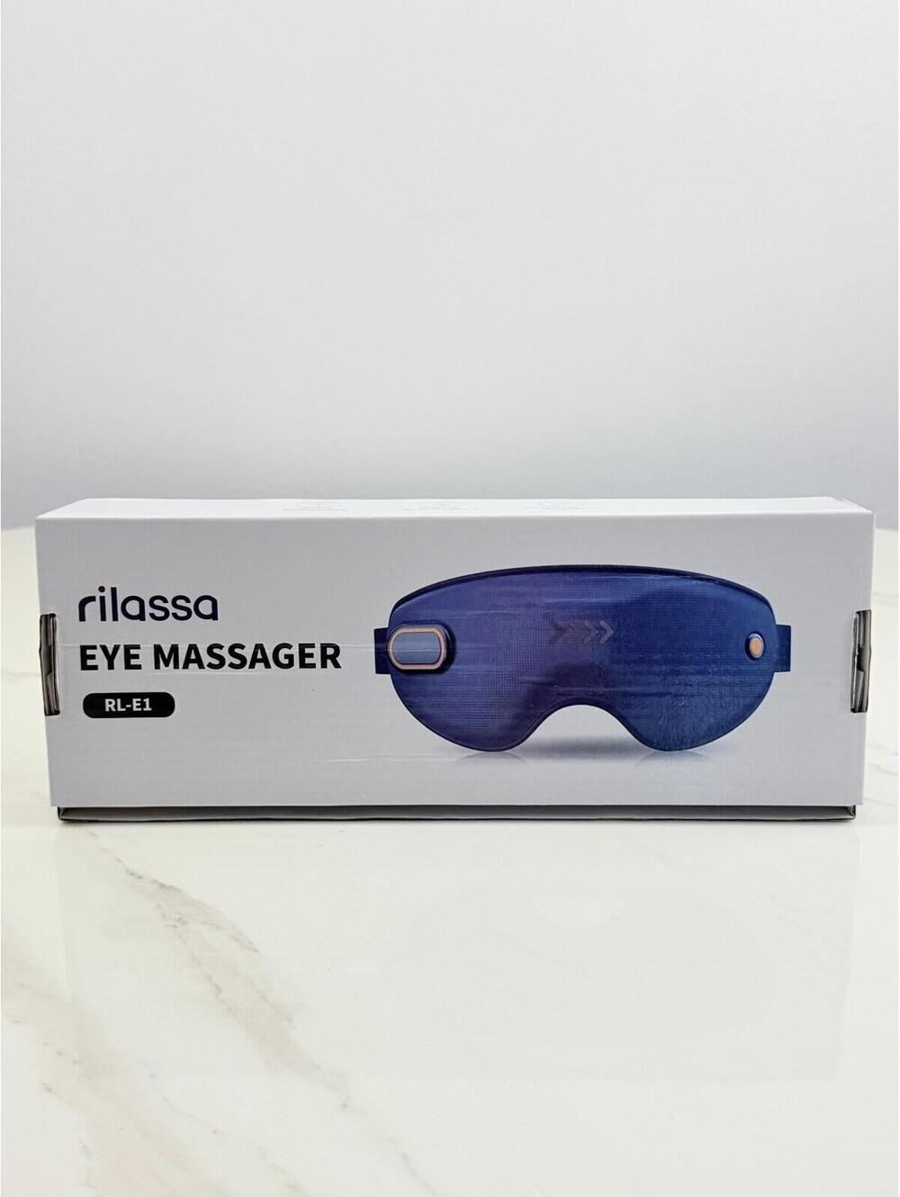 Sharper Image Real Touch Eye Mask Massager Hot Cold Bluetooth